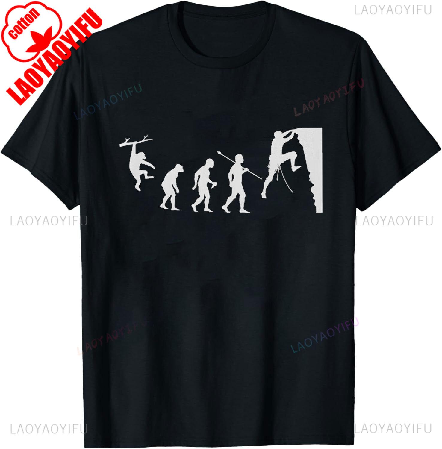 Evolution of Rock Climbing T Shirt From Ape Through Prehistoric Man To Climber Climbing A Cliff Graphic T Shirts Summer Cotton 4XL
Evolution of Rock Climbing T Shirt From Ape Through Prehistoric Man To Climber Climbing A Cliff Graphic T Shirts Summer Cotton 4XL