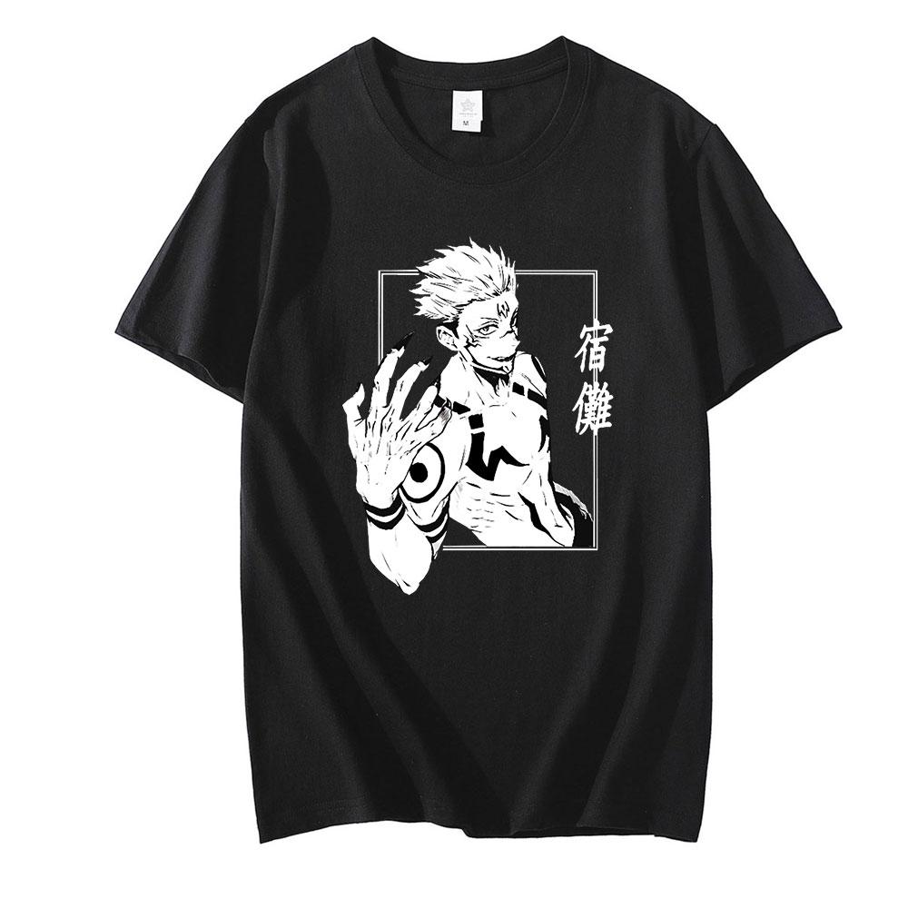 Новые стильные футболки Jujutsu Kaisen, аниме Ryomen Sukuna, модные летние топы, популярные брендовые футболки, футболки унисекс большого размера
Новые стильные футболки Jujutsu Kaisen, аниме Ryomen Sukuna, модные летние топы, популярные брендовые футболки, футболки унисекс большого размера