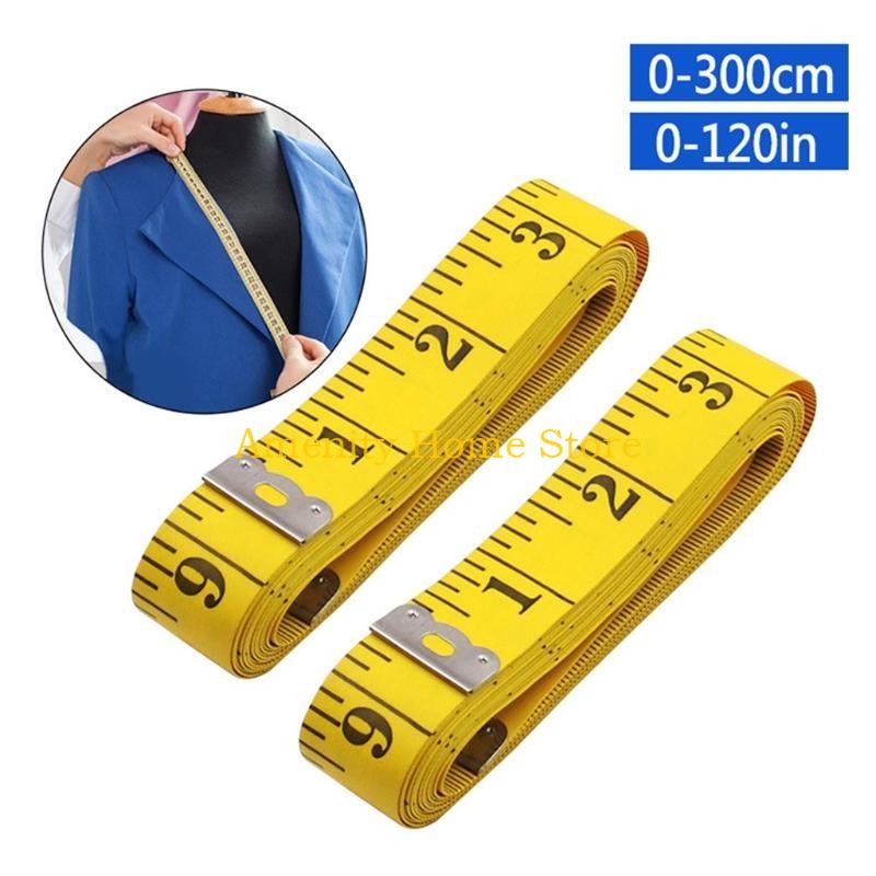 F26C 120-inch Pocket Measuring Tape 300cm Double Scale Soft Tape Measure Flexible Ruler Sewing Tailor Cloth Body Measurement CN
F26C 120-inch Pocket Measuring Tape 300cm Double Scale Soft Tape Measure Flexible Ruler Sewing Tailor Cloth Body Measurement CN