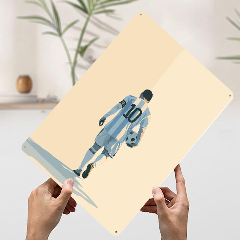 Soccer Player With Ball Desk Decor Back View Poster Customized Vintage Metal Signs Wall Art Retro Tin Plaque for Mancave Room 7.9x11.8In(20x30cm)
Soccer Player With Ball Desk Decor Back View Poster Customized Vintage Metal Signs Wall Art Retro Tin Plaque for Mancave Room 7.9x11.8In(20x30cm)