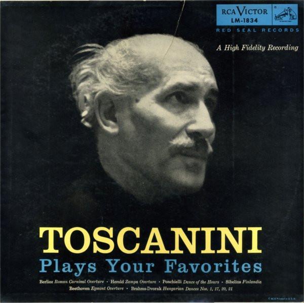 LP Record ARTURO TOSCANINI - Toscanini Plays Your Favorites LM1834 RCA Victor Red 1954 US Classical Used
LP Record ARTURO TOSCANINI - Toscanini Plays Your Favorites LM1834 RCA Victor Red 1954 US Classical Used