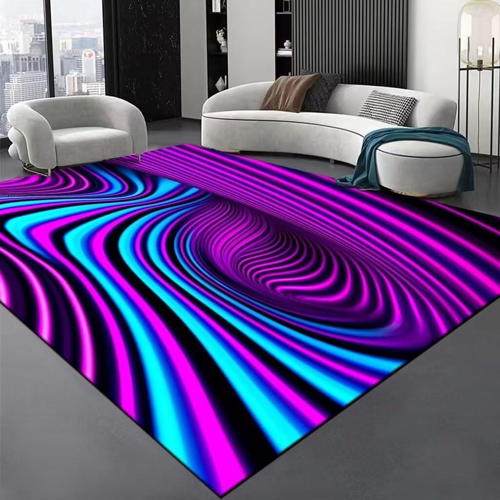 Nordic Simple Abstract Living Room Area Rug Optical Illusion Rug Non-Slip Durable Washable Rug for Bedroom, Laundry Room 40X60cm
Nordic Simple Abstract Living Room Area Rug Optical Illusion Rug Non-Slip Durable Washable Rug for Bedroom, Laundry Room 40X60cm