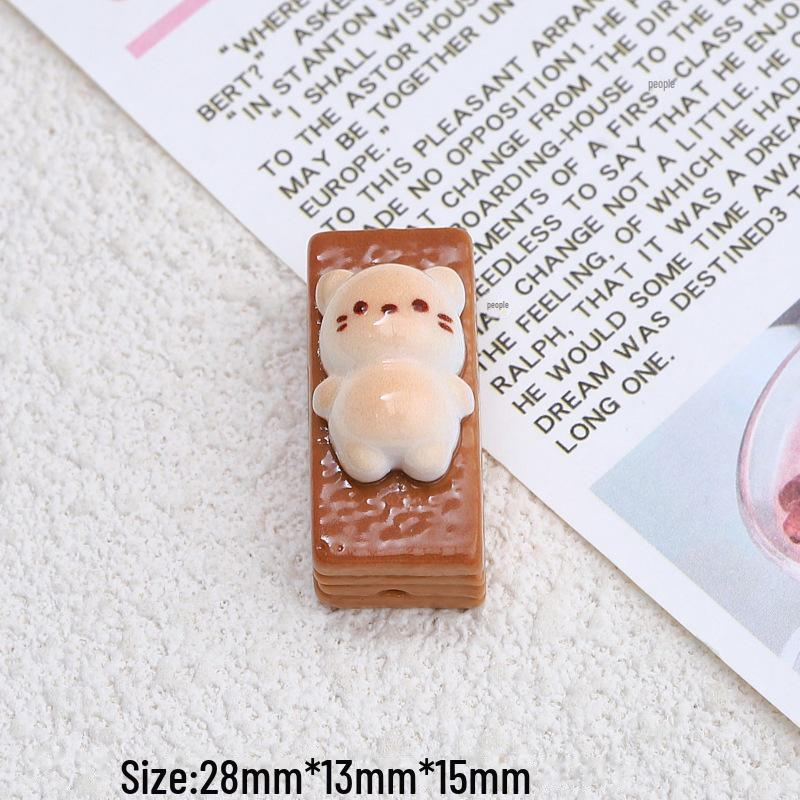 Аксессуары из смолы ручной работы: Пряжки для обуви, шпильки для волос, украшения для ювелирных изделий, мультяшные вафли, печенье в виде медведей и игры с едой своими руками.
Аксессуары из смолы ручной работы: Пряжки для обуви, шпильки для волос, украшения для ювелирных изделий, мультяшные вафли, печенье в виде медведей и игры с едой своими руками.