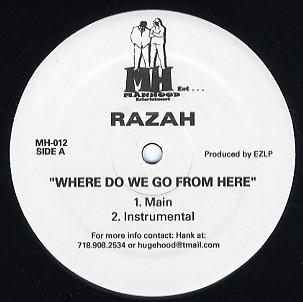 12inch Record RAZAH - Where Do We Go From Here MH012 Man Hood Entert US Rap & Hip-Hop/R&B Used
12inch Record RAZAH - Where Do We Go From Here MH012 Man Hood Entert US Rap & Hip-Hop/R&B Used
