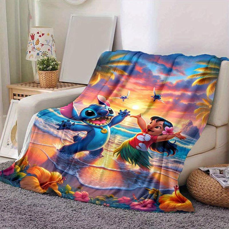 Lilo & Stitch Design Throw Blanket Soft Polyester Fabric for Office Chair or Sofa Ideal for Birthday, Halloween, Christmas Gifts 100x150cm
Lilo & Stitch Design Throw Blanket Soft Polyester Fabric for Office Chair or Sofa Ideal for Birthday, Halloween, Christmas Gifts 100x150cm