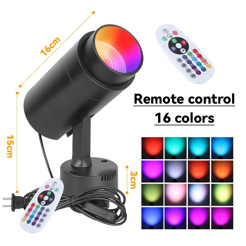 Сценический светодиодный прожектор RGB-лампа с дистанционным управлением, регулируемая атмосфера, украшение для помещения, потолочный светильник КТВ, бар, дискотека, неоновое освещение
Сценический светодиодный прожектор RGB-лампа с дистанционным управлением, регулируемая атмосфера, украшение для помещения, потолочный светильник КТВ, бар, дискотека, неоновое освещение