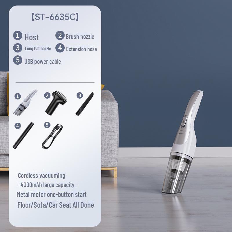 Беспроводной ручной пылесос: Мощное всасывание для дома и автомобиля, удаление клещей, компактный дизайн
Беспроводной ручной пылесос: Мощное всасывание для дома и автомобиля, удаление клещей, компактный дизайн