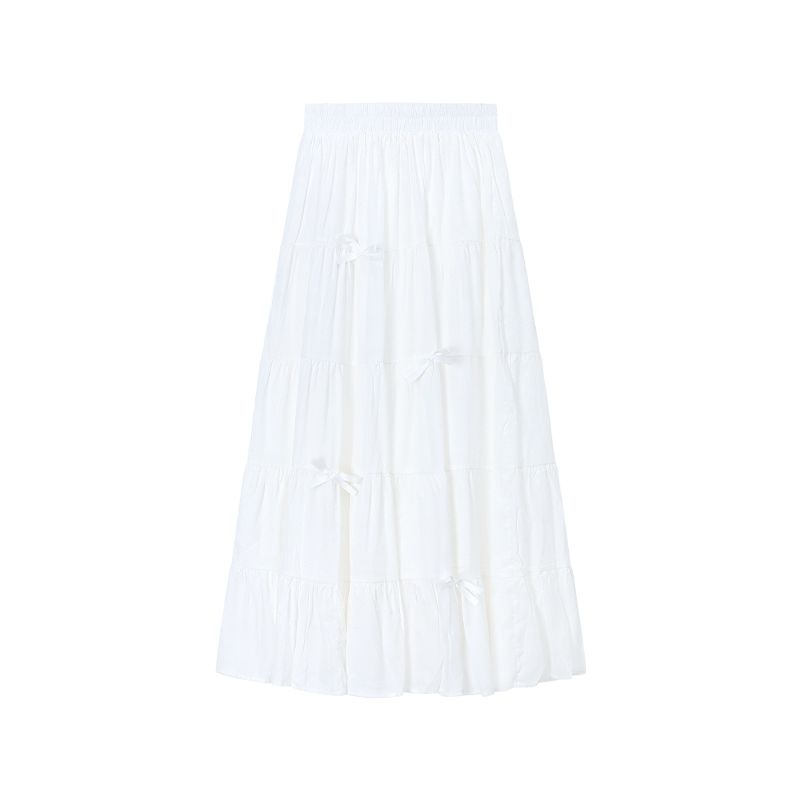 Kumikumi Women s Summer Sweet Umbrella Skirt Bows White XL
Kumikumi Women s Summer Sweet Umbrella Skirt Bows White XL
