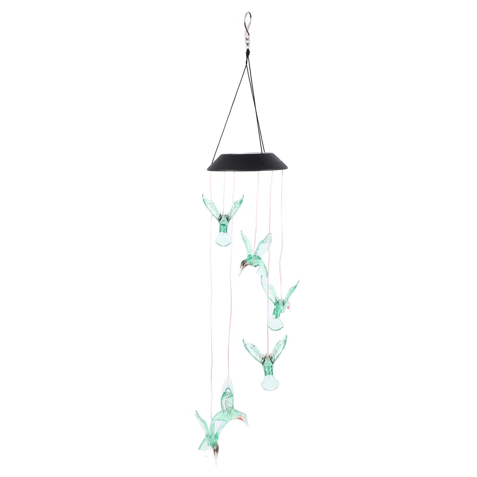 Solar Wind Chimes LED Color Changing Solar Hummingbird Wind Chimes Lights for Home Party Yard
Solar Wind Chimes LED Color Changing Solar Hummingbird Wind Chimes Lights for Home Party Yard