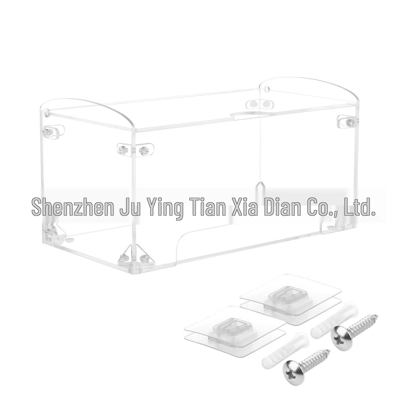 Transparent No-Drill Large Drawstring Trash & Tissue Storage Box 24.5*12.7*11.5cm
Transparent No-Drill Large Drawstring Trash & Tissue Storage Box 24.5*12.7*11.5cm
