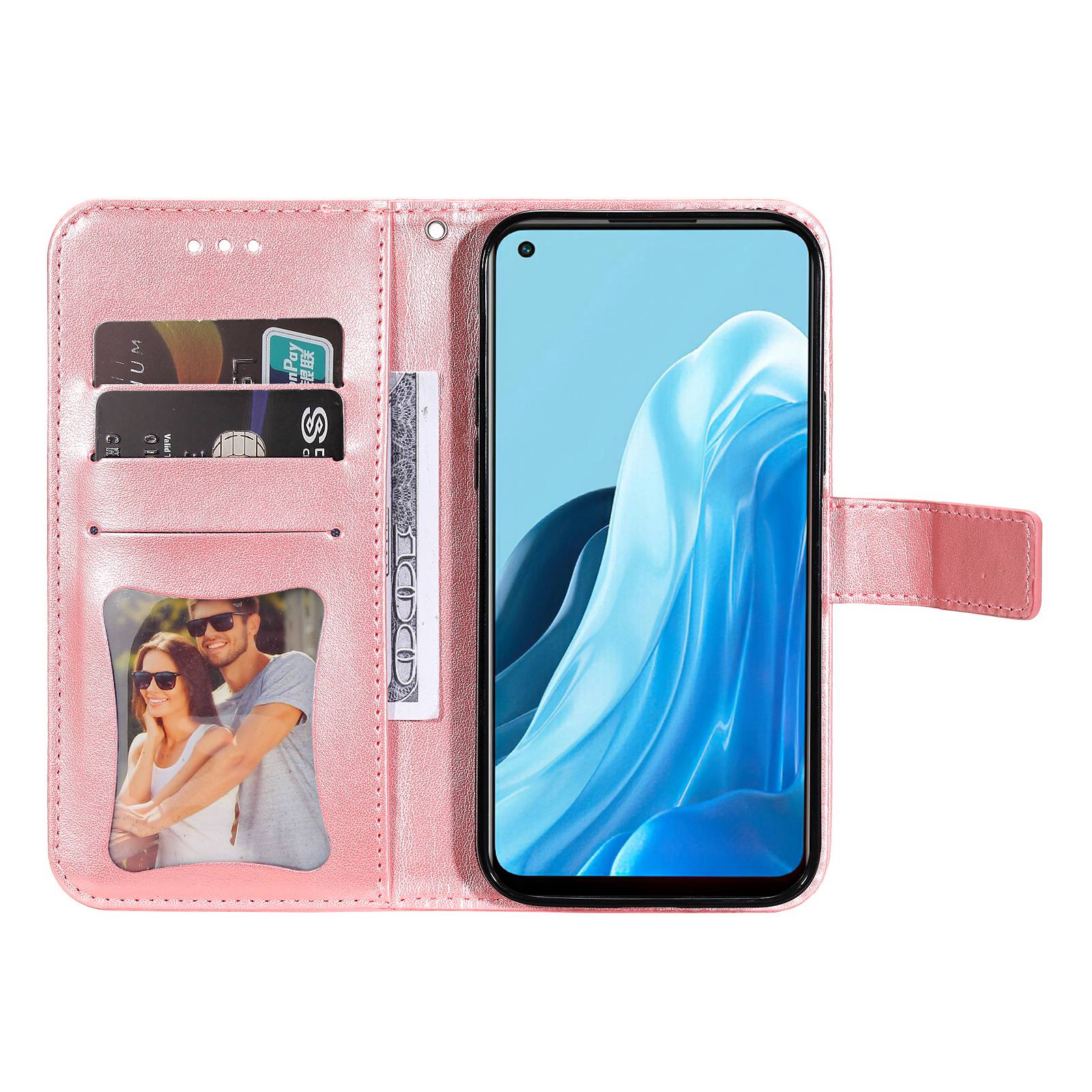 For Oppo Find X5 Lite/Reno7 5G (Global) All-fall Protection Strap Design Cover Flower Imprinting Wallet Leather Adjustable Stand Phone Case Rose Gold
For Oppo Find X5 Lite/Reno7 5G (Global) All-fall Protection Strap Design Cover Flower Imprinting Wallet Leather Adjustable Stand Phone Case Rose Gold