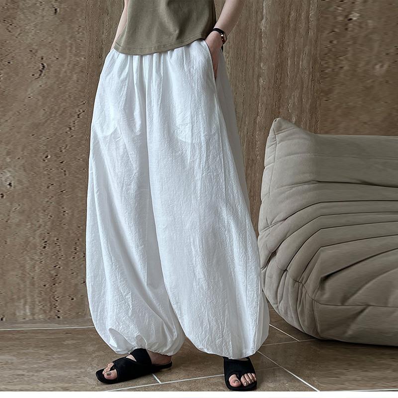 Oversized Bloomers Summer Elegant Fashion Women Lantern Pants Casual Loose Breathable Cotton Wide Leg Pants 2XL білий
Oversized Bloomers Summer Elegant Fashion Women Lantern Pants Casual Loose Breathable Cotton Wide Leg Pants 2XL білий