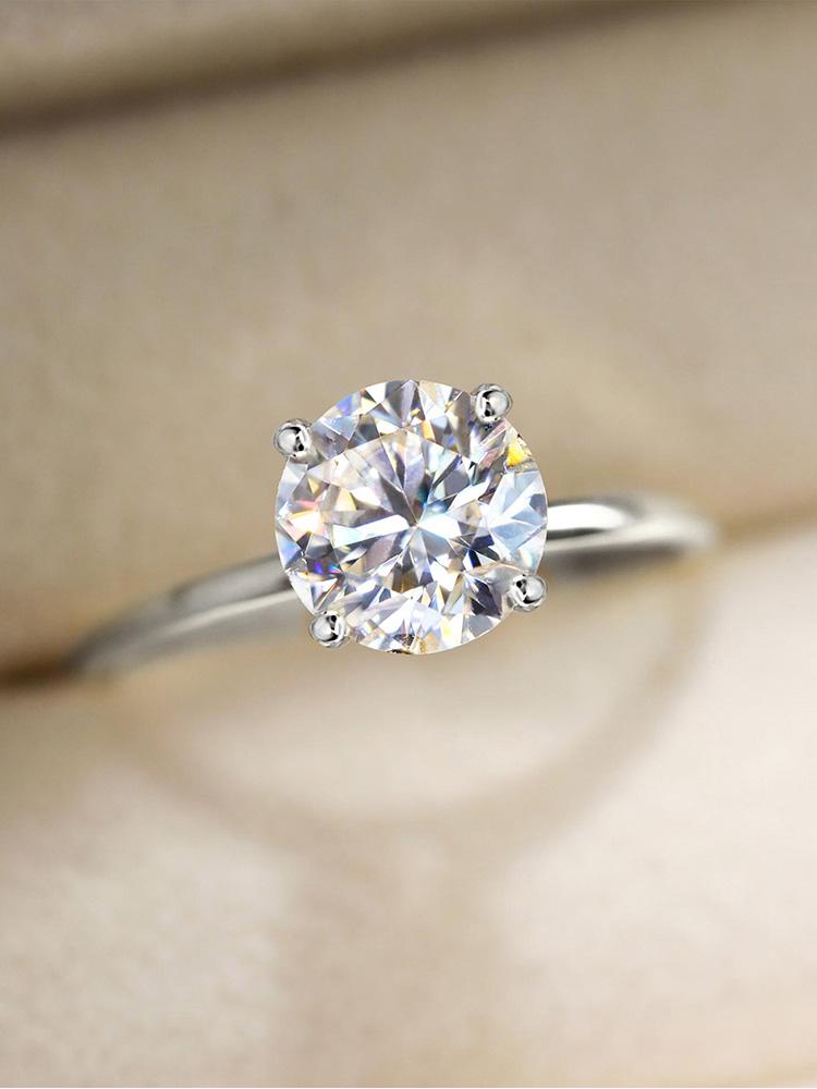 925 Silver 1-3 Carats Gorgeous Fashion Round Zircon Ring For Women Engagement Wedding Luxury High Quality Fine Jewelry 5&2 Carat серебряный
925 Silver 1-3 Carats Gorgeous Fashion Round Zircon Ring For Women Engagement Wedding Luxury High Quality Fine Jewelry 5&2 Carat серебряный