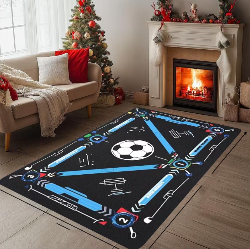 Advanced Flannel Football Carpet Living Room Carpet Bathroom Bedroom Game Room Dormitory Carpet Home Decoration Room Decoration 40X60cm
Advanced Flannel Football Carpet Living Room Carpet Bathroom Bedroom Game Room Dormitory Carpet Home Decoration Room Decoration 40X60cm