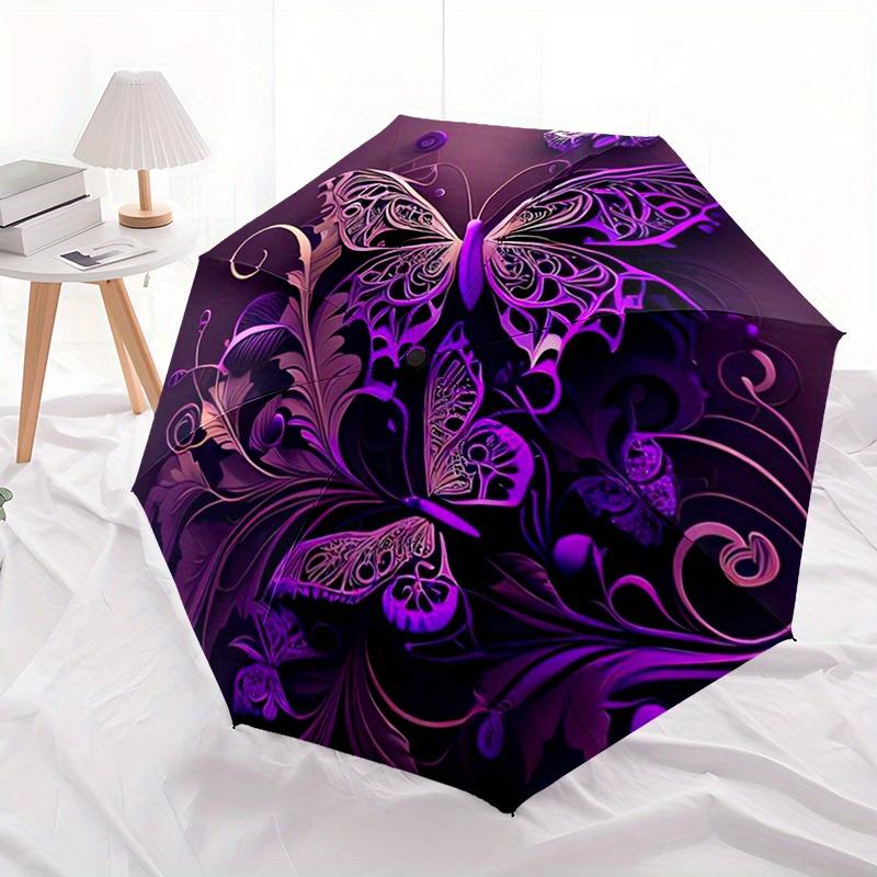 1pc Elegant Purple Butterflies Automatic Folding Umbrella Compact, Lightweight, Retractable Design for Outdoor Adventures and (as the picture,Iron&8K)
1pc Elegant Purple Butterflies Automatic Folding Umbrella Compact, Lightweight, Retractable Design for Outdoor Adventures and (as the picture,Iron&8K)