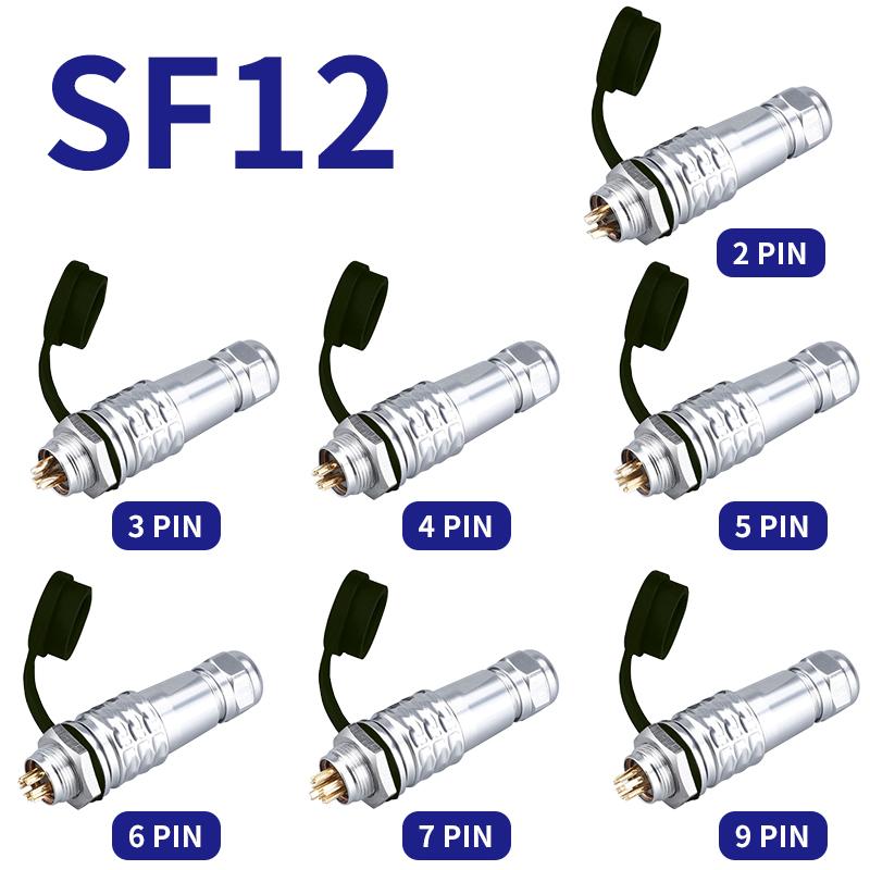 2/5/20 Sets SF12/SF16/SF20 Aviation Panel Mount Waterproof Connector Male Socket Female Plug 2 3 4 5 6 7 9 10 12 Pin 2 Sets(Male Female)&2P
2/5/20 Sets SF12/SF16/SF20 Aviation Panel Mount Waterproof Connector Male Socket Female Plug 2 3 4 5 6 7 9 10 12 Pin 2 Sets(Male Female)&2P