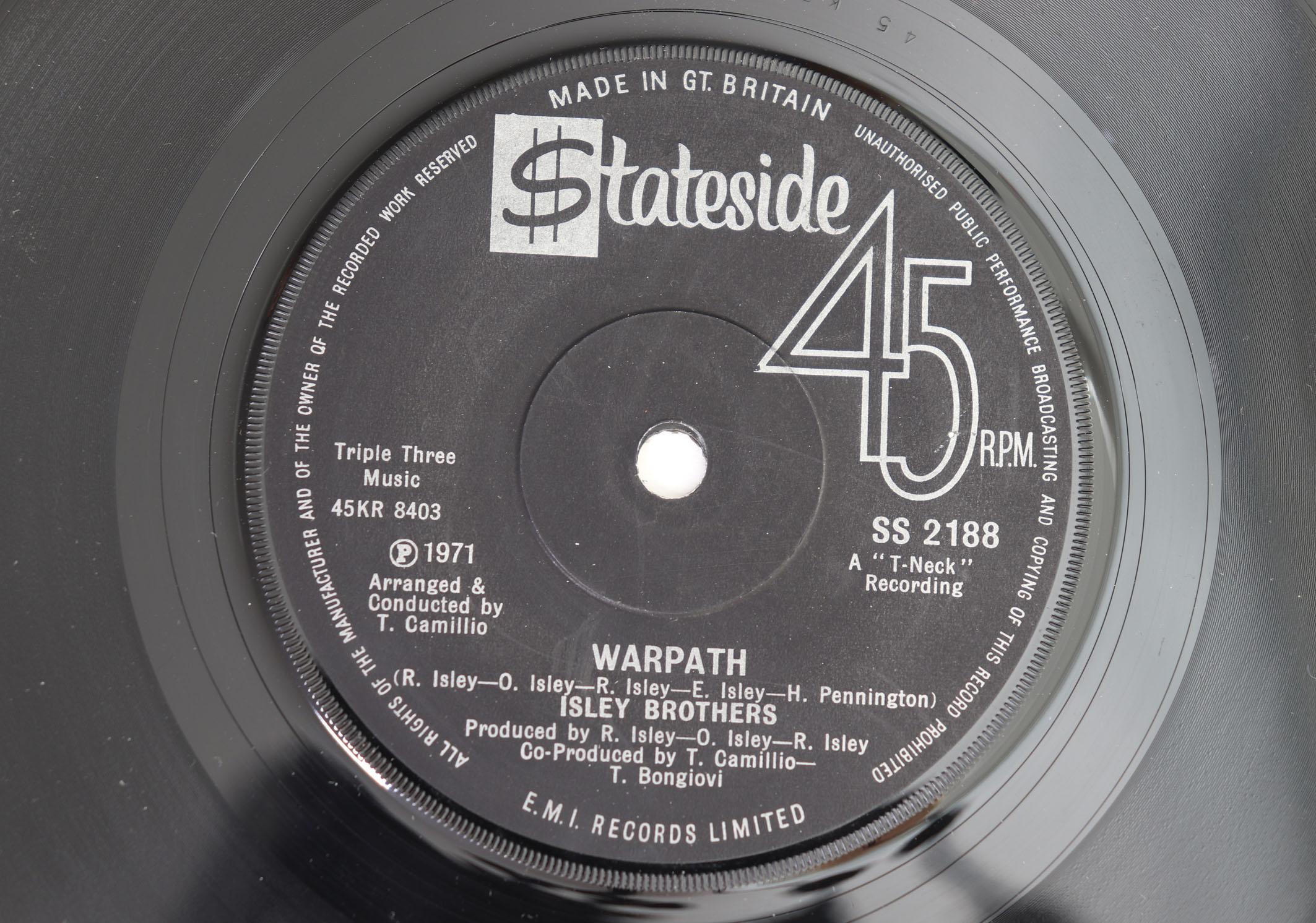 7inch Record ISLEY BROTHERS Warpath I Got To Find Me One SS2188 STATESIDE 1971 UK SoulFunk Used
7inch Record ISLEY BROTHERS Warpath I Got To Find Me One SS2188 STATESIDE 1971 UK SoulFunk Used