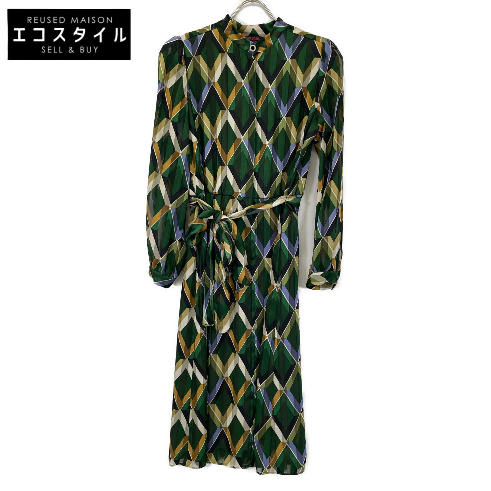 YUKITORII Green 27190407 Check pattern belted one piece dress 38 Green CheckUsed
YUKITORII Green 27190407 Check pattern belted one piece dress 38 Green CheckUsed