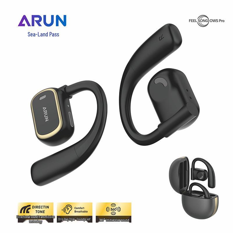 ARUN FS2 Noise-Cancelling Earhook Wireless Sport Earbuds with Ultra-Clear Sound and Long Battery Life чорний
ARUN FS2 Noise-Cancelling Earhook Wireless Sport Earbuds with Ultra-Clear Sound and Long Battery Life чорний