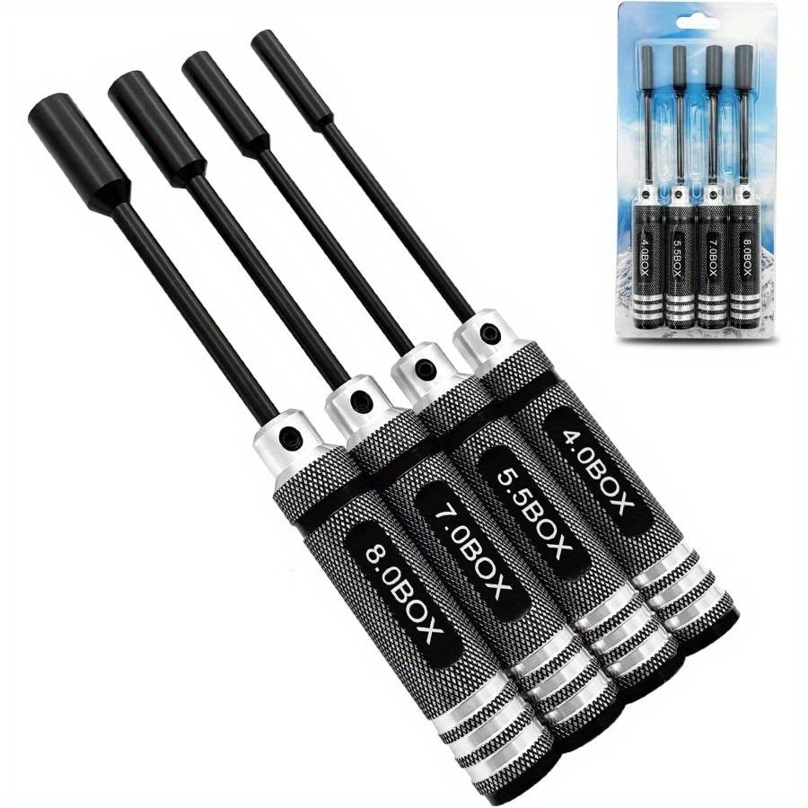 4 шт. Набір гайковертів Набір інструментів для дистанційного керування Шестигранна гайковертка для радіокерованого автомобіля Вертольоти FPV Дронів Камери Ремонт приладів 4 мм 5,5 мм 8 мм 7 мм Гайковерт (синій) чорний
4 шт. Набір гайковертів Набір інструментів для дистанційного керування Шестигранна гайковертка для радіокерованого автомобіля Вертольоти FPV Дронів Камери Ремонт приладів 4 мм 5,5 мм 8 мм 7 мм Гайковерт (синій) чорний
