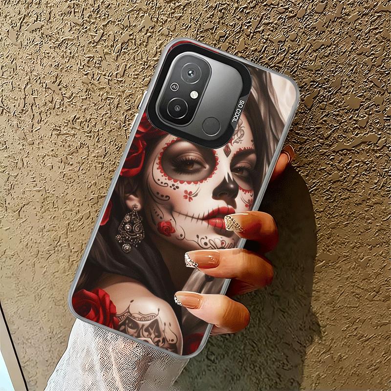 Catrina Beautiful Rose Girl Skull Shockproof Phone Case for Xiaomi Poco X7 X6 X5 X3 Pro F7 Ultra M8 Redmi 15C 15 14C 13C 12C 10C Xiaomi Redmi 9
Catrina Beautiful Rose Girl Skull Shockproof Phone Case for Xiaomi Poco X7 X6 X5 X3 Pro F7 Ultra M8 Redmi 15C 15 14C 13C 12C 10C Xiaomi Redmi 9