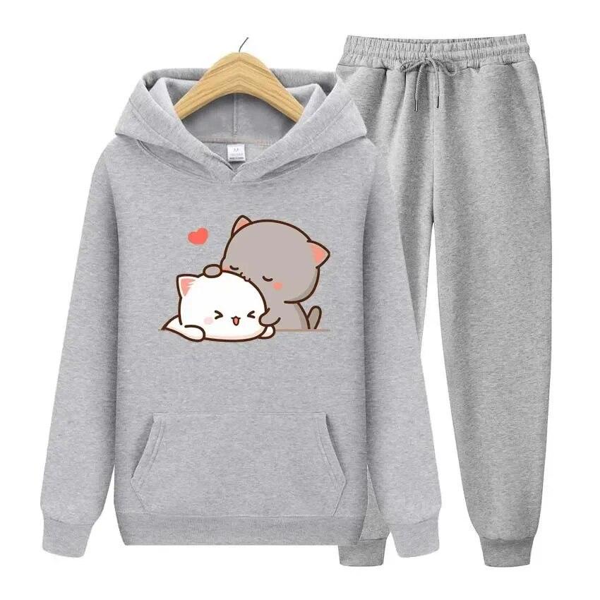 Kawaii Girl Аніме Принт Осінь Зима Худі + Штани Комплект із двох частин Жіночі толстовки Спортивні костюми Бігун Товстий теплий одяг 2XL
Kawaii Girl Аніме Принт Осінь Зима Худі + Штани Комплект із двох частин Жіночі толстовки Спортивні костюми Бігун Товстий теплий одяг 2XL