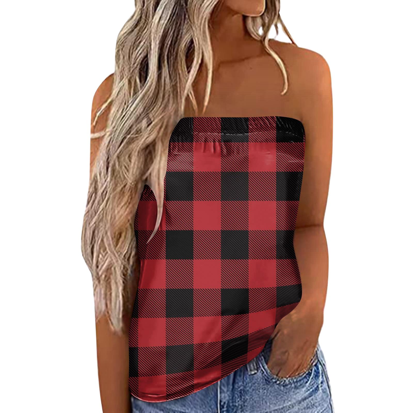 Bandeau Top for Women Strapless Top Y2K Clothes Crop Top Geometric Print Boobtube Tops Women Summer Going Out Tops for Women UK S червоний
Bandeau Top for Women Strapless Top Y2K Clothes Crop Top Geometric Print Boobtube Tops Women Summer Going Out Tops for Women UK S червоний