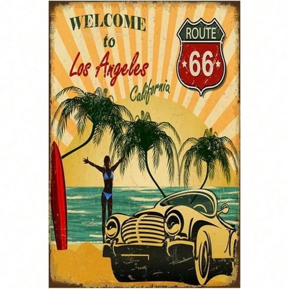 Metal Poster Wall Art Vintage Los Angeles California Retro Sign 8x12 Inch Bar Cafe Garage Decor
Metal Poster Wall Art Vintage Los Angeles California Retro Sign 8x12 Inch Bar Cafe Garage Decor