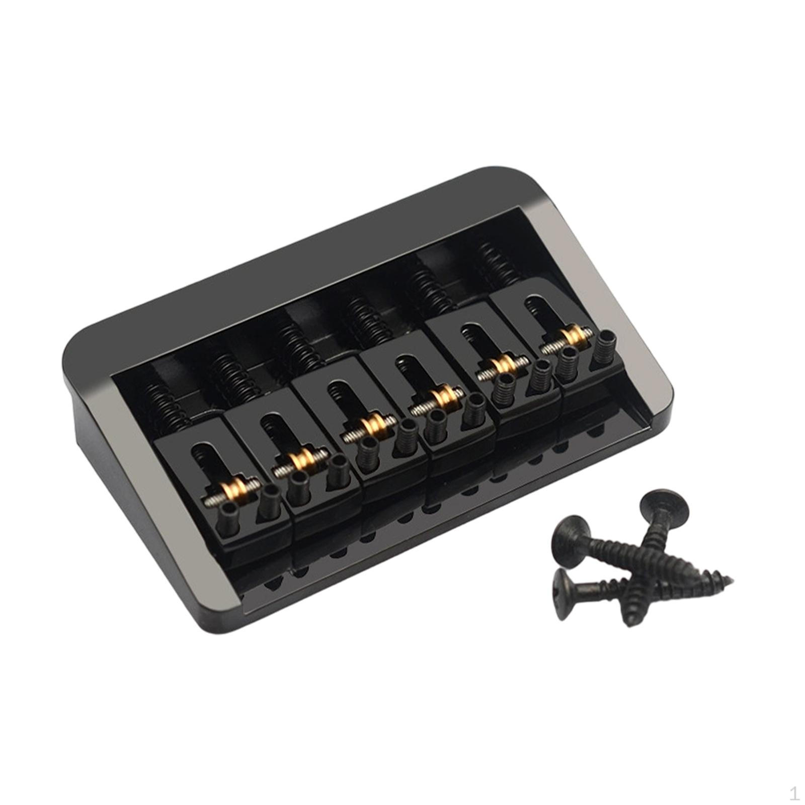 6-string Guitar Bass Bridge, Zinc Alloy Tailpiece with Height Adjustment, Stable Construction And чёрный
6-string Guitar Bass Bridge, Zinc Alloy Tailpiece with Height Adjustment, Stable Construction And чёрный