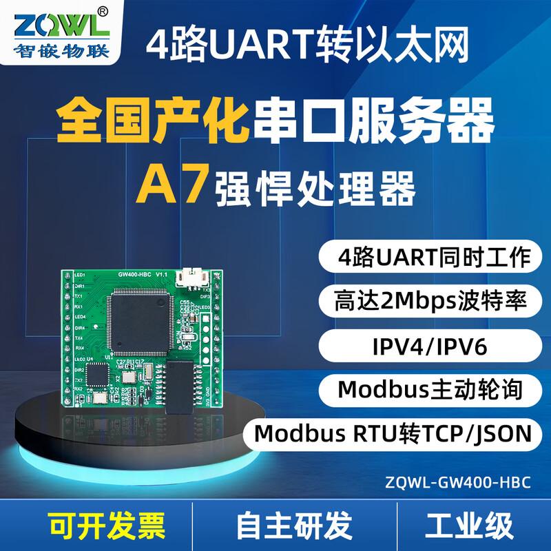 ZhiQian IoT Gigabit Serial to Ethernet Modbus Gateway
ZhiQian IoT Gigabit Serial to Ethernet Modbus Gateway