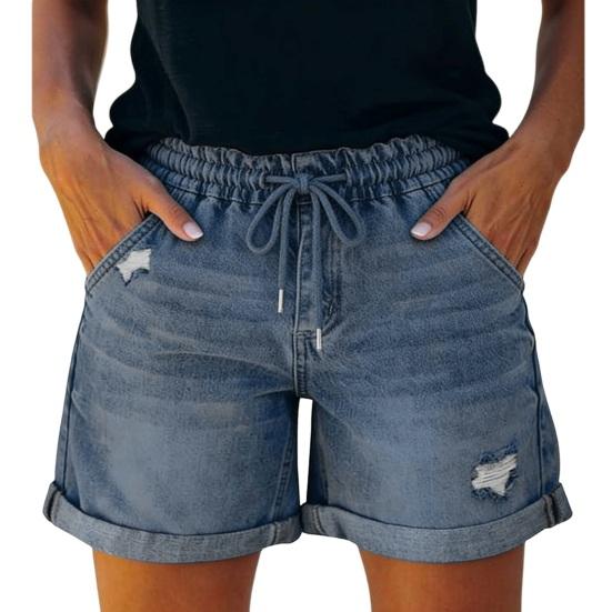Jean Shorts for Women High Rise Roll Up Hem Straight Leg Distressed Denim Shorts Elastic Waist Drawstring Summer Ripped Hot Shorts with Pockets XXL синий
Jean Shorts for Women High Rise Roll Up Hem Straight Leg Distressed Denim Shorts Elastic Waist Drawstring Summer Ripped Hot Shorts with Pockets XXL синий