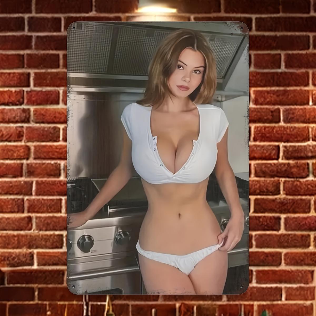 8x12 Inch Aluminum Metal Wall Art Sexy Kitchen Lady Design Durable 2D Flat Easy Install BatteryFree Home Restaurant Bar Café 20x30cm
8x12 Inch Aluminum Metal Wall Art Sexy Kitchen Lady Design Durable 2D Flat Easy Install BatteryFree Home Restaurant Bar Café 20x30cm
