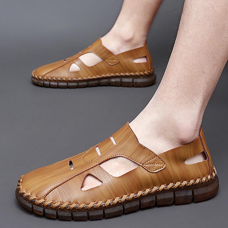 Fashion Foreign Trade Shoes Non-slip Versatile Outer Bag Head Breathable Soft Sole Sandals Men s Summer Shoes Hole Explosion 38
Fashion Foreign Trade Shoes Non-slip Versatile Outer Bag Head Breathable Soft Sole Sandals Men s Summer Shoes Hole Explosion 38
