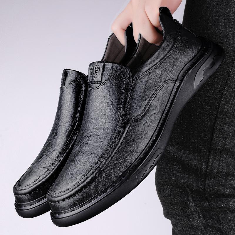 2024 autumn new leather casual shoes men s small leather shoes one-pedal cowhide beanie shoes men s soft-soled driving shoes 38
2024 autumn new leather casual shoes men s small leather shoes one-pedal cowhide beanie shoes men s soft-soled driving shoes 38
