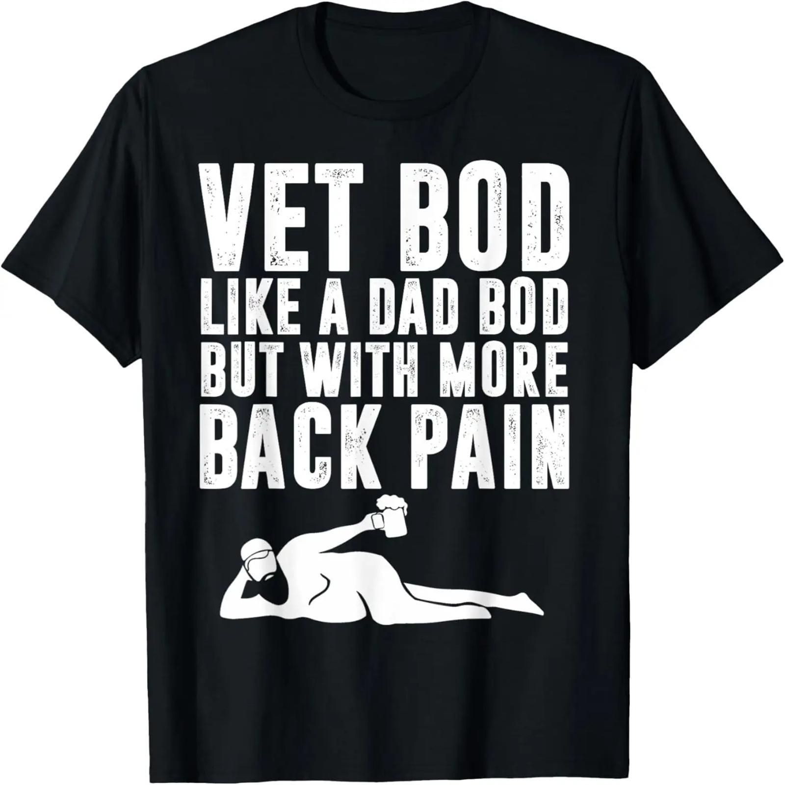 Mens Fathers Day Vet Bod Like Dad Bod But More Back Pain T-Shirt XXXXXL чорний
Mens Fathers Day Vet Bod Like Dad Bod But More Back Pain T-Shirt XXXXXL чорний