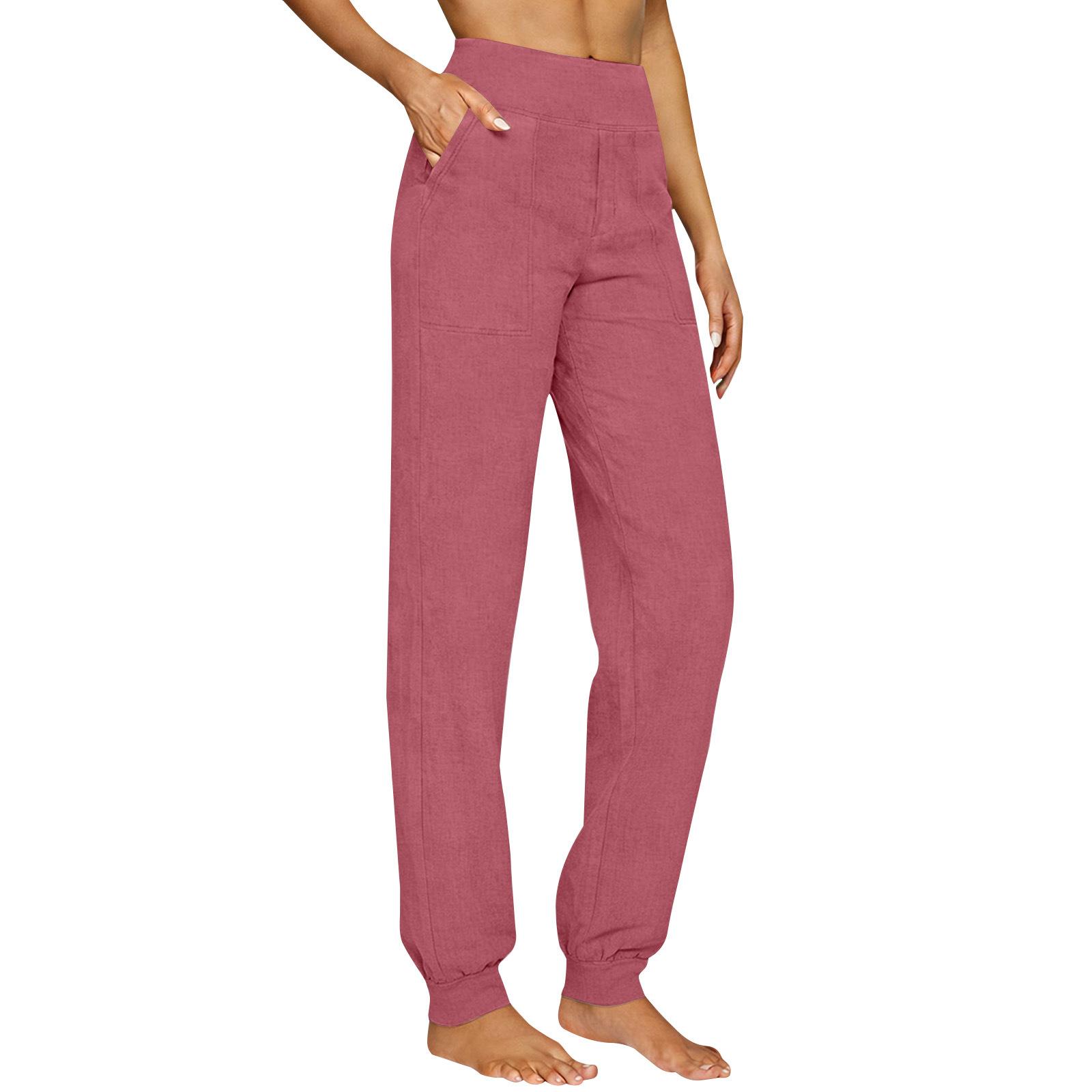 Women s Fashionable High-Waisted Elastic-Waist -Color Cotton-Linen Casual Pants XL кавун червоний колір
Women s Fashionable High-Waisted Elastic-Waist -Color Cotton-Linen Casual Pants XL кавун червоний колір