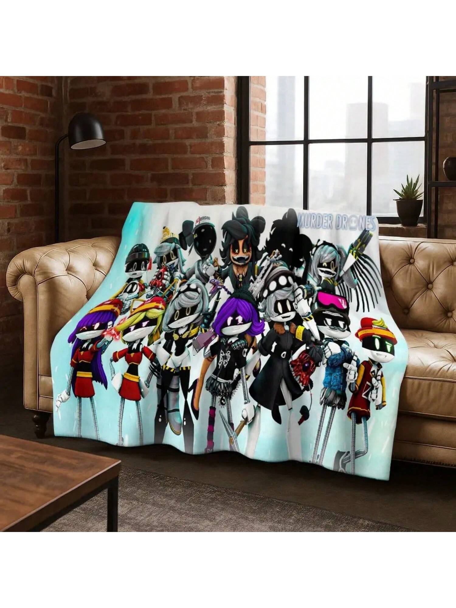 Cartoon Drones Uzi Robot Art Blanket,Cozy Soft Throw Blanket For Home Bedroom Bed Sofa Picnic Cover Gift 75X95CM серый
Cartoon Drones Uzi Robot Art Blanket,Cozy Soft Throw Blanket For Home Bedroom Bed Sofa Picnic Cover Gift 75X95CM серый