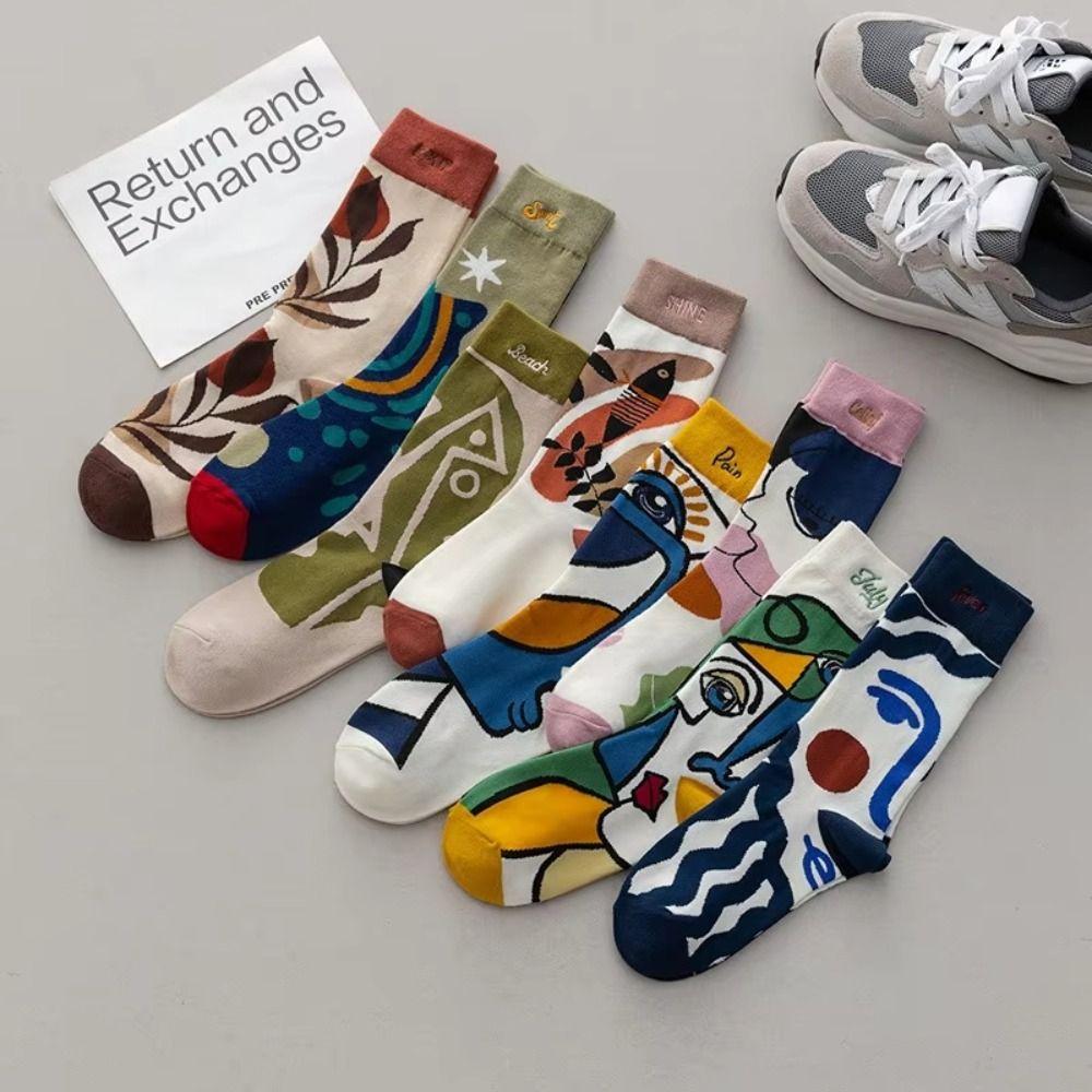 Графіті Бавовняні шкарпетки Elasticity Personality Tide Шкарпетки Fashion Middle Tube Socks Sports темно-синього кольору
Графіті Бавовняні шкарпетки Elasticity Personality Tide Шкарпетки Fashion Middle Tube Socks Sports темно-синього кольору