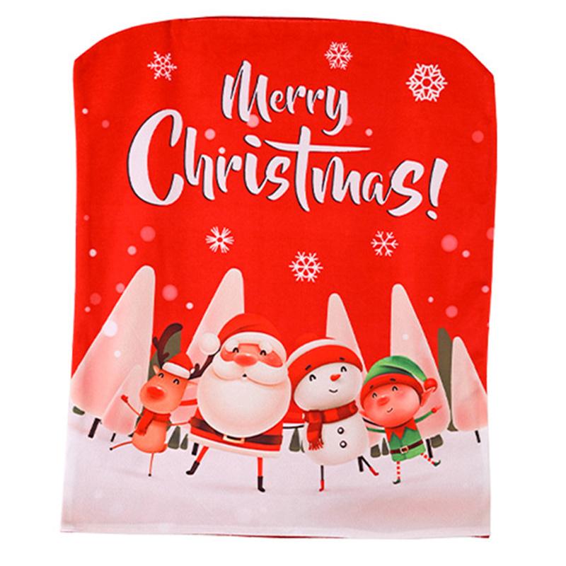 Новый год 2025 Санта-Клаус елка стул Чехол 2025 рождественские украшения для дома Рождественские украшения стола Navidad Noel рождественские подарки