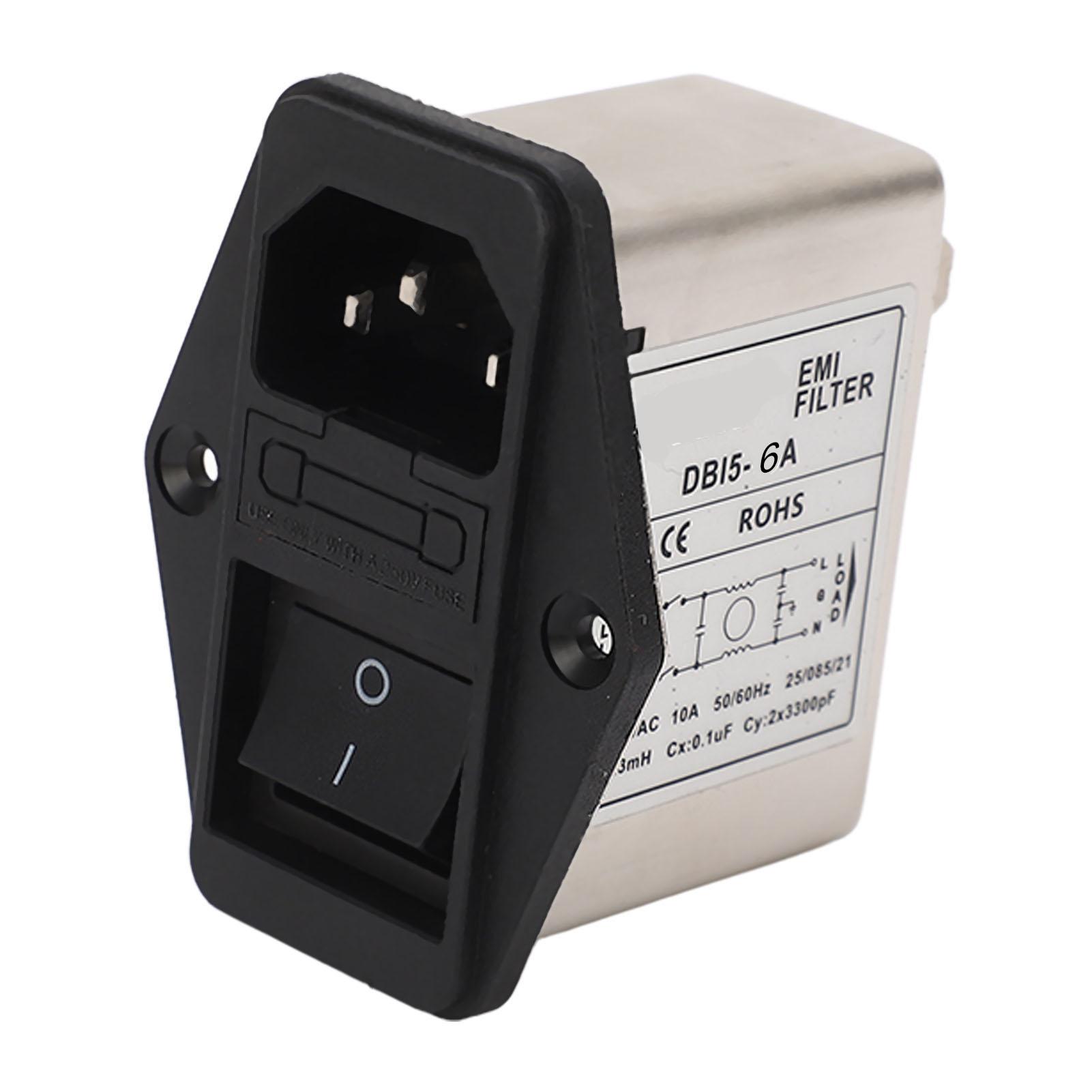 EMI Power Filter Single Phase IEC Socket Panel Power Line Filter Noise Suppressor for Medical
EMI Power Filter Single Phase IEC Socket Panel Power Line Filter Noise Suppressor for Medical
