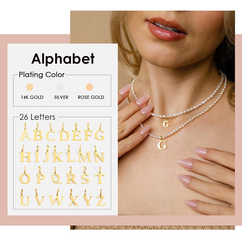 St. Delan Cross-Border Light Luxury Stainless Steel Letter Necklace - Niche Design Titanium Steel Pendant Clavicle Chain
St. Delan Cross-Border Light Luxury Stainless Steel Letter Necklace - Niche Design Titanium Steel Pendant Clavicle Chain