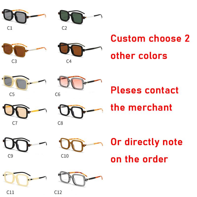 2pcs/Set Double Bridges Sunglasses For Men Women Fashion Stitching Color Outdoor Eyewear Anti-blue Light Glasses Accessory
2pcs/Set Double Bridges Sunglasses For Men Women Fashion Stitching Color Outdoor Eyewear Anti-blue Light Glasses Accessory