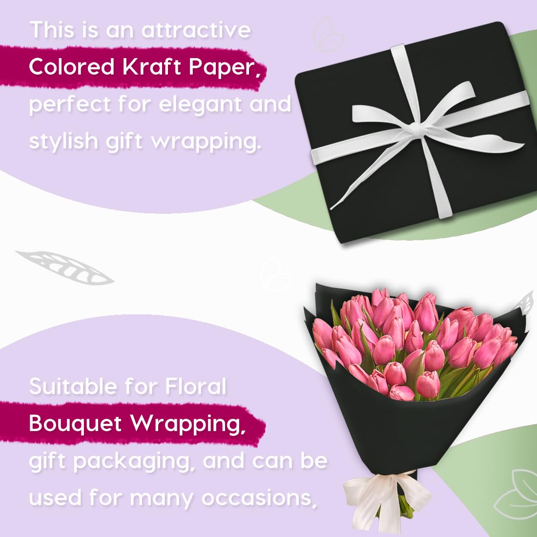 38cm Width Kraft Paper DIY Gift Wrapping Moving Supplies Craft Packing Roll,Length: 10m Black
38cm Width Kraft Paper DIY Gift Wrapping Moving Supplies Craft Packing Roll,Length: 10m Black