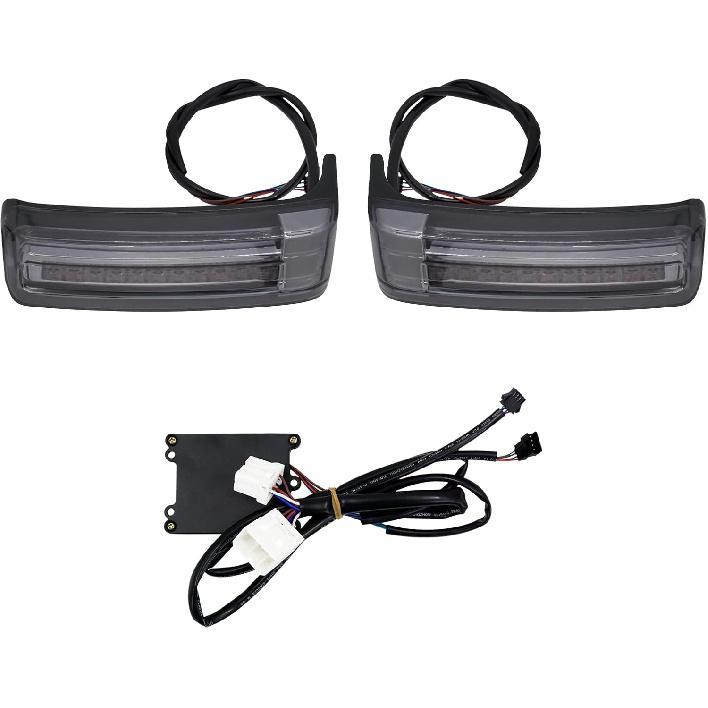 Motorcycle LED Saddlebag Light Tail Running Brake Turn Signal Lamp Fit for Harley Touring Street Electra Glide Road Glide King Ultra Limited CVO Black Housing Grey Lens
Motorcycle LED Saddlebag Light Tail Running Brake Turn Signal Lamp Fit for Harley Touring Street Electra Glide Road Glide King Ultra Limited CVO Black Housing Grey Lens