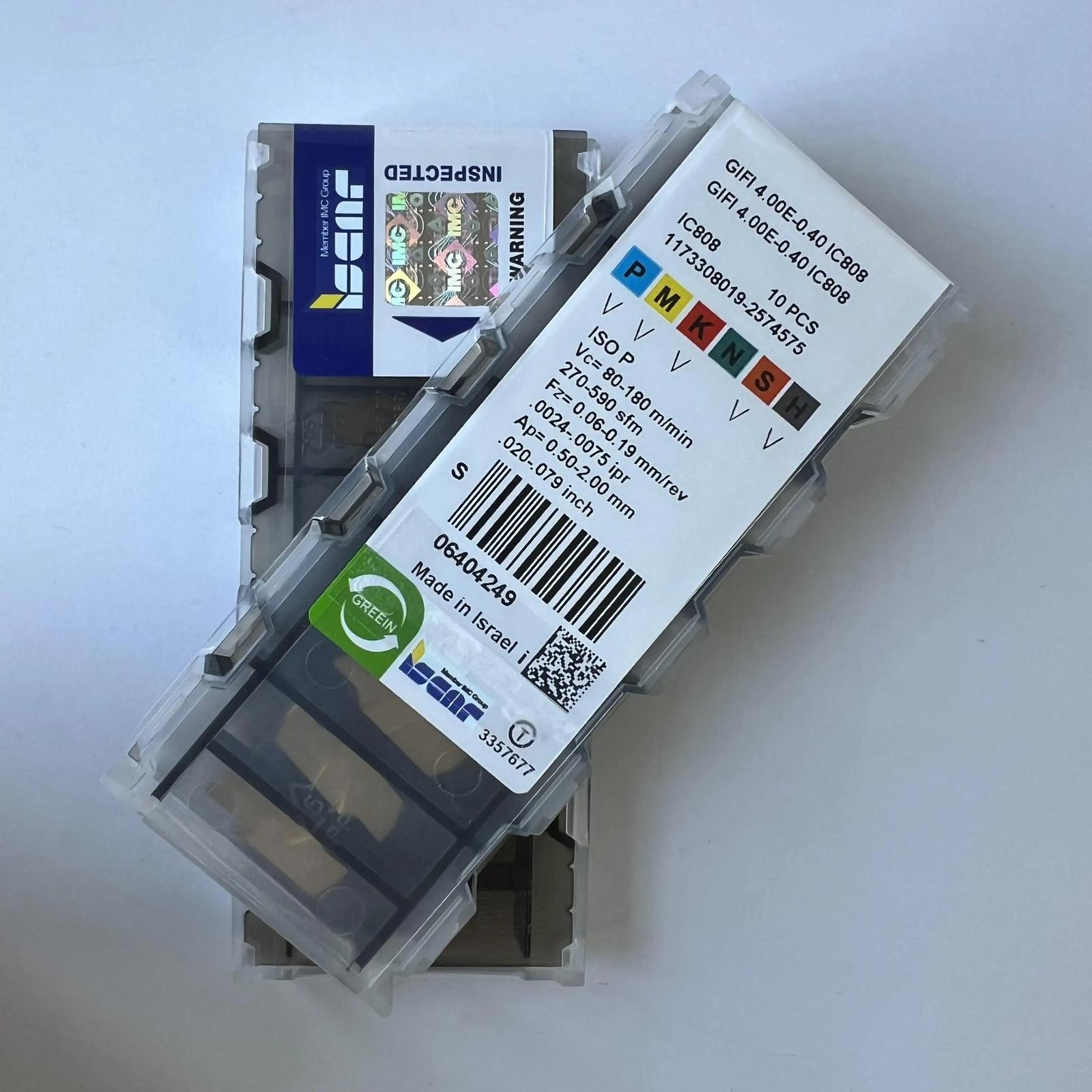 ISCAR / GIFI4.00E-0.40 IC808 /Industrial indexable carbide inserts 10 Pcs
ISCAR / GIFI4.00E-0.40 IC808 /Industrial indexable carbide inserts 10 Pcs