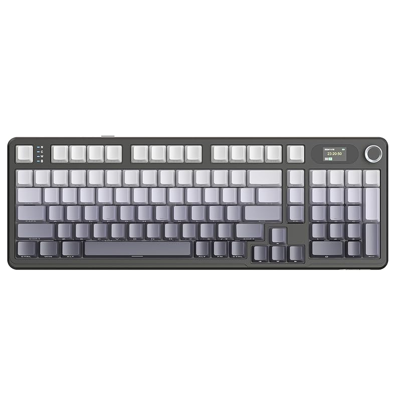ATTACK SHARK X98PRO mechanical keyboard wireless gasket mount 5 layer pad Bluetooth/2.4GHz/USB-C TFT screen metal knob Hot-swappable HIFI sound
ATTACK SHARK X98PRO mechanical keyboard wireless gasket mount 5 layer pad Bluetooth/2.4GHz/USB-C TFT screen metal knob Hot-swappable HIFI sound