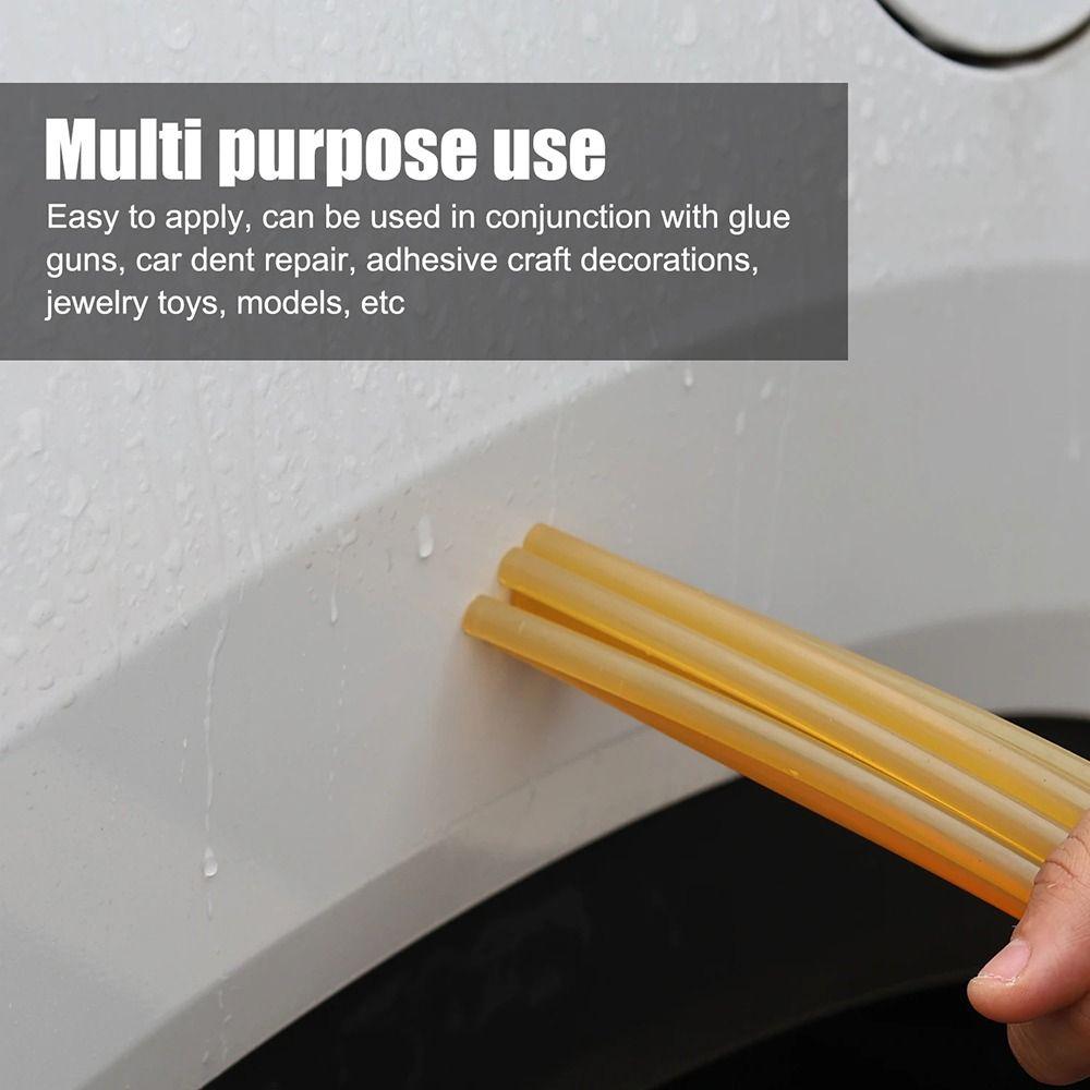 10Pcs EVA Resin Hot Melt Glue Stick Long Lasting Elimination of Broken Car Dent Repair Strips High Viscosity Adhesive Glue 10Pcs 7x270mm
10Pcs EVA Resin Hot Melt Glue Stick Long Lasting Elimination of Broken Car Dent Repair Strips High Viscosity Adhesive Glue 10Pcs 7x270mm