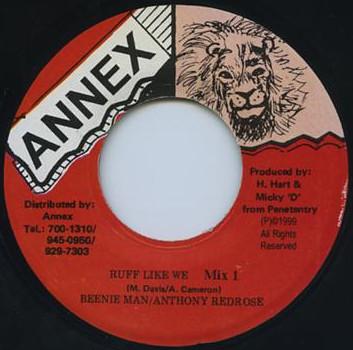 7inch Record BEENIE MAN & ANTHONY RED ROSE - Ruff Like We NONE Annex 1999 Jamaica Reggae, Ska & Dub Used
7inch Record BEENIE MAN & ANTHONY RED ROSE - Ruff Like We NONE Annex 1999 Jamaica Reggae, Ska & Dub Used