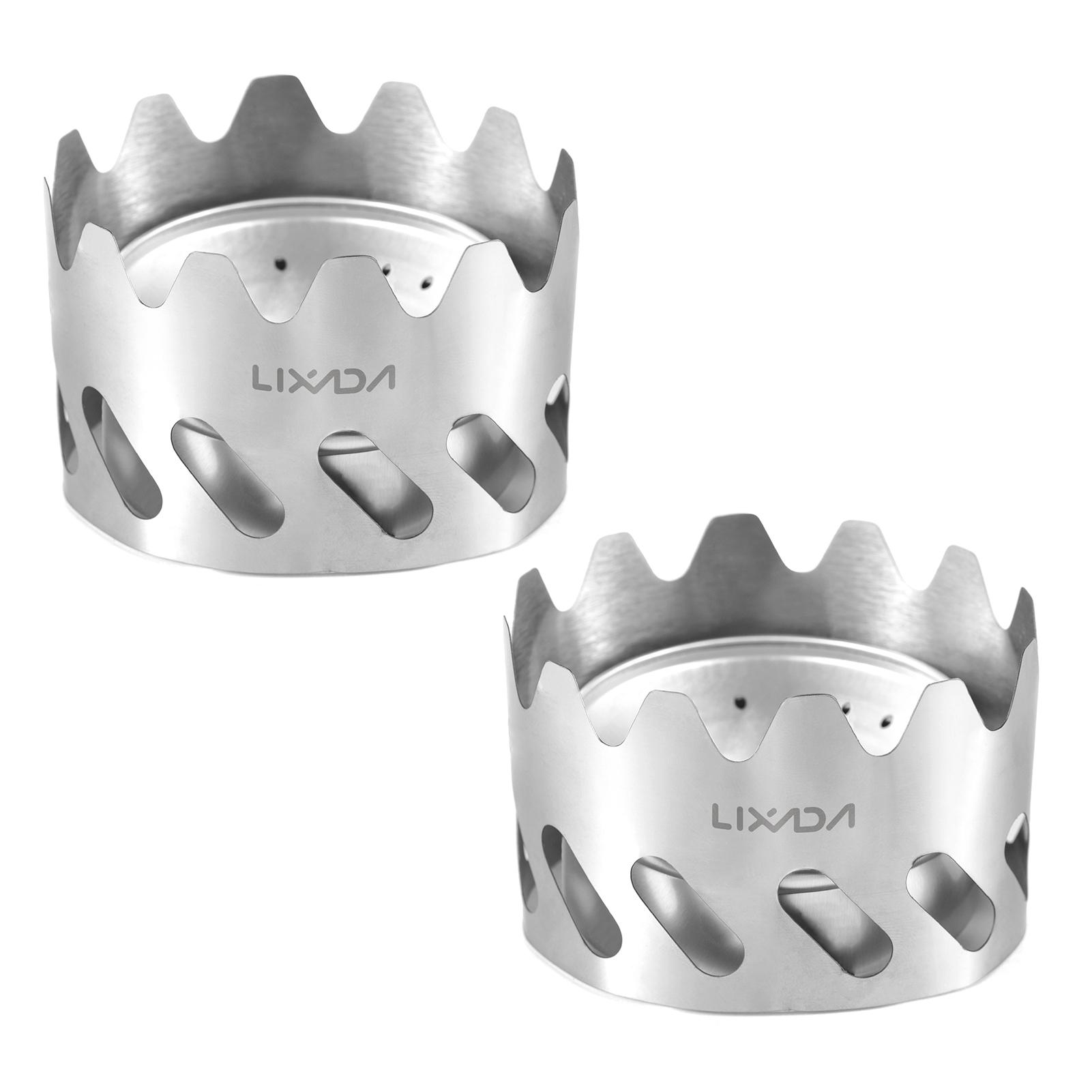 2PCS Mini Backpacking Stove 40ml Aluminum Alcohol Burner with Small Stainless Steel Windshield 2pcs
2PCS Mini Backpacking Stove 40ml Aluminum Alcohol Burner with Small Stainless Steel Windshield 2pcs
