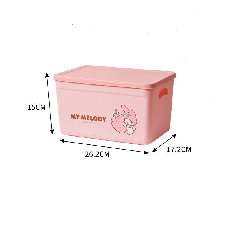 Cartoon Sanrio My Melody Square Storage Box With Lid Household Storage Box Miscellaneous Organizing Plastic Storages Boxs Gifts
Cartoon Sanrio My Melody Square Storage Box With Lid Household Storage Box Miscellaneous Organizing Plastic Storages Boxs Gifts